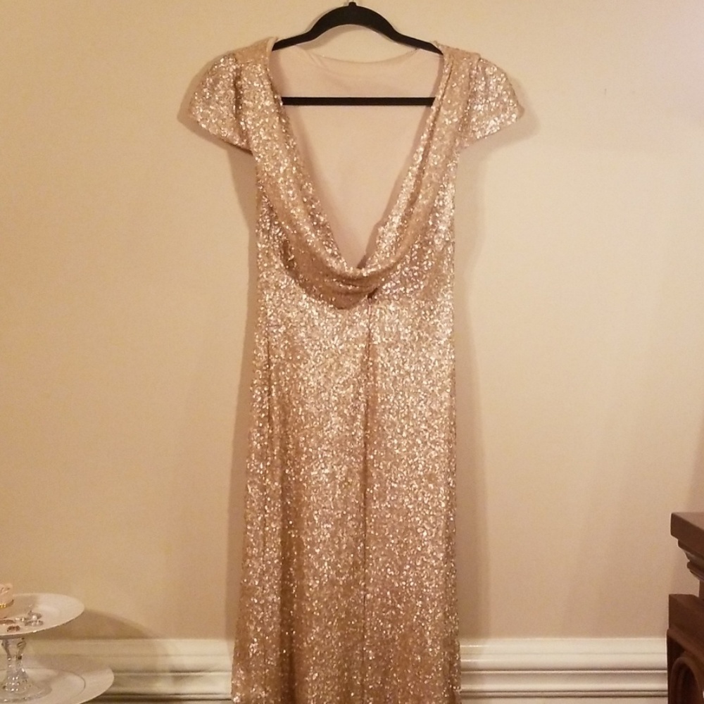 Beautiful sequined formal gown